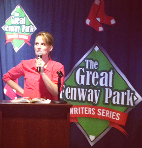 Claudia Williams at Fenway Park Writers Seriies